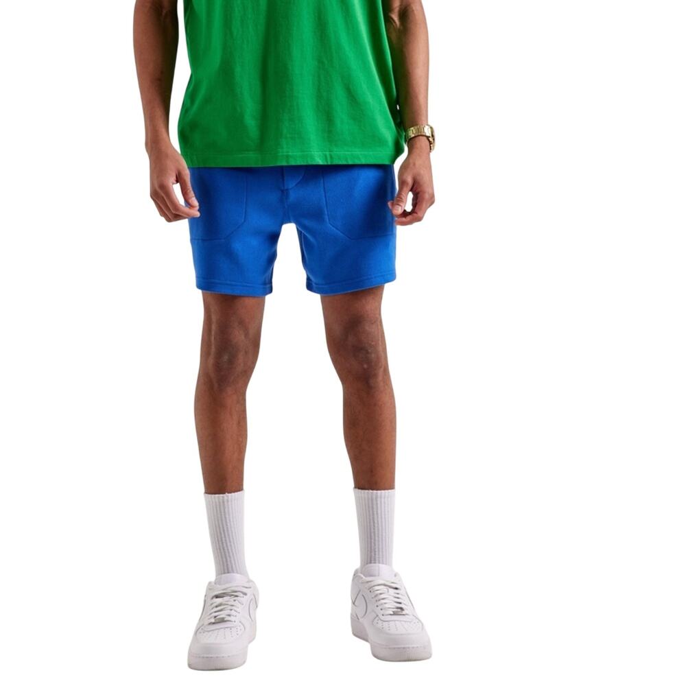 MENS POLO RALPH LAUREN EXPEDITION TERRY ROYAL BLUE SHORTS L - Picture 3 of 4